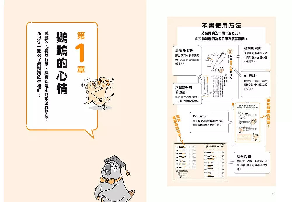 當然問鸚鵡才清楚！最誠實的鸚鵡行為百科【超萌圖解】：日本寵物鳥專家全面解析從習性、溝通到身體祕密的130篇啾啾真心話（二版）