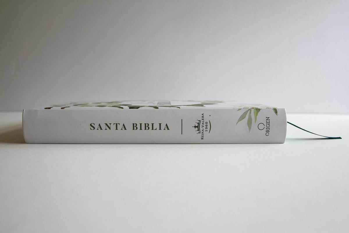 Biblia RVR 1960 letra grande tamaño manual, tapa dura con flores blancas y cantos pintados / Spanish Bible RVR 1960 Handy Size white flowers sprayed edges interior 5 (ISBN 9798890982155) [onix:adcd4c404facbca4de71b1c757adcd0d]