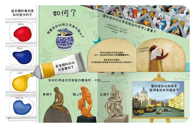 想問什麼翻翻書：關於藝術你想知道什麼？-非故事: 常識通識 General Knowledge-買書書 BuyBookBook