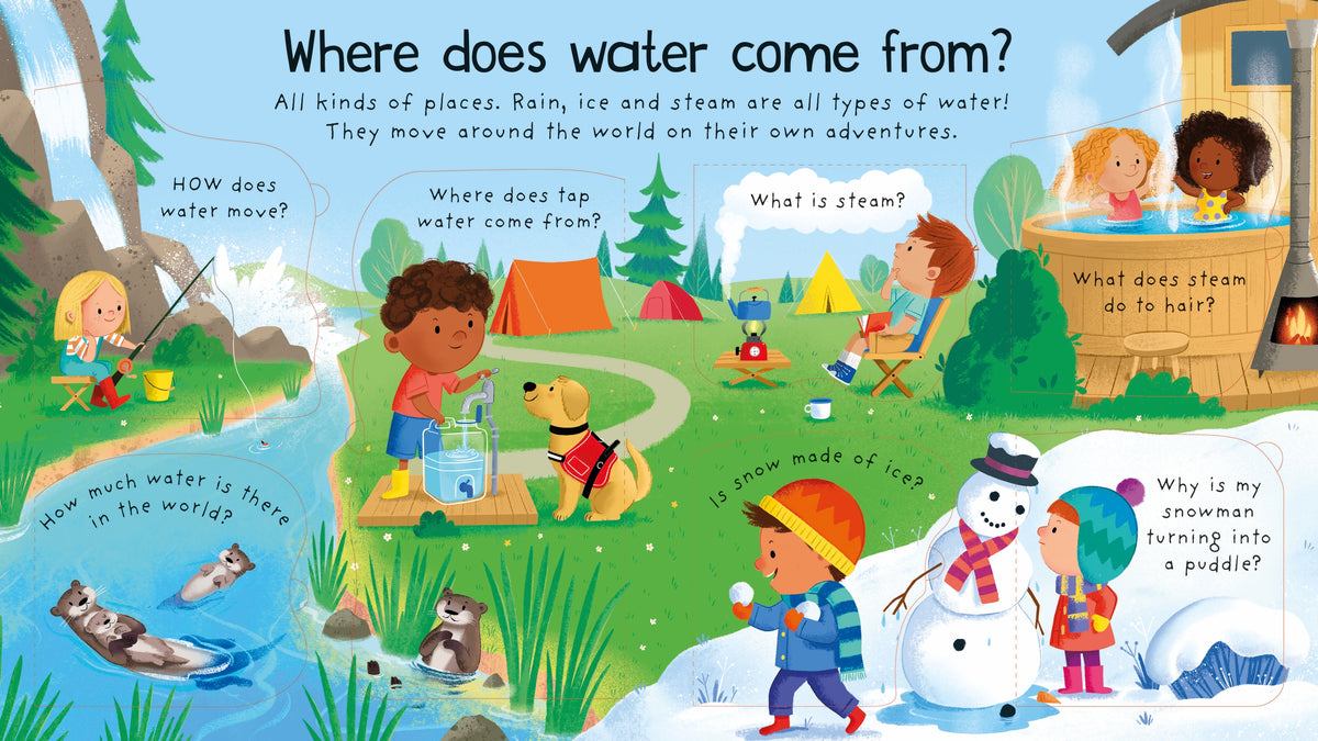 First Questions and Answers: Where does water come from? interior 1 (ISBN 9781474998437) [onix-asset:0b27ee29a2b572cdde051907b2d82c7fbd288595bc515b4c36ebb5743bd09ab0]