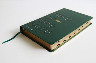 Biblia Católica Biblia de Jerusalén Latinoamericana, simil piel verde con índice / Spanish Catholic Jerusalem Bible, Green leathersoft with Index interior 4 (ISBN 9798890985347) [onix:24821531d8ecfd2296fd33cc13457e51]