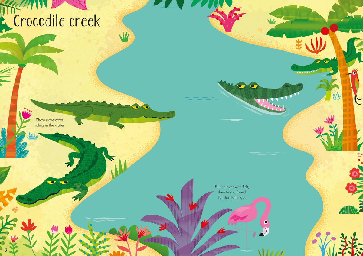 Little First Stickers Jungle interior 1 (ISBN 9781474964425) [onix-asset:09aa3b457cfb03f8b5ee8b4466d31afac02ecaf96815a40d59a17ee56ee00f4d]