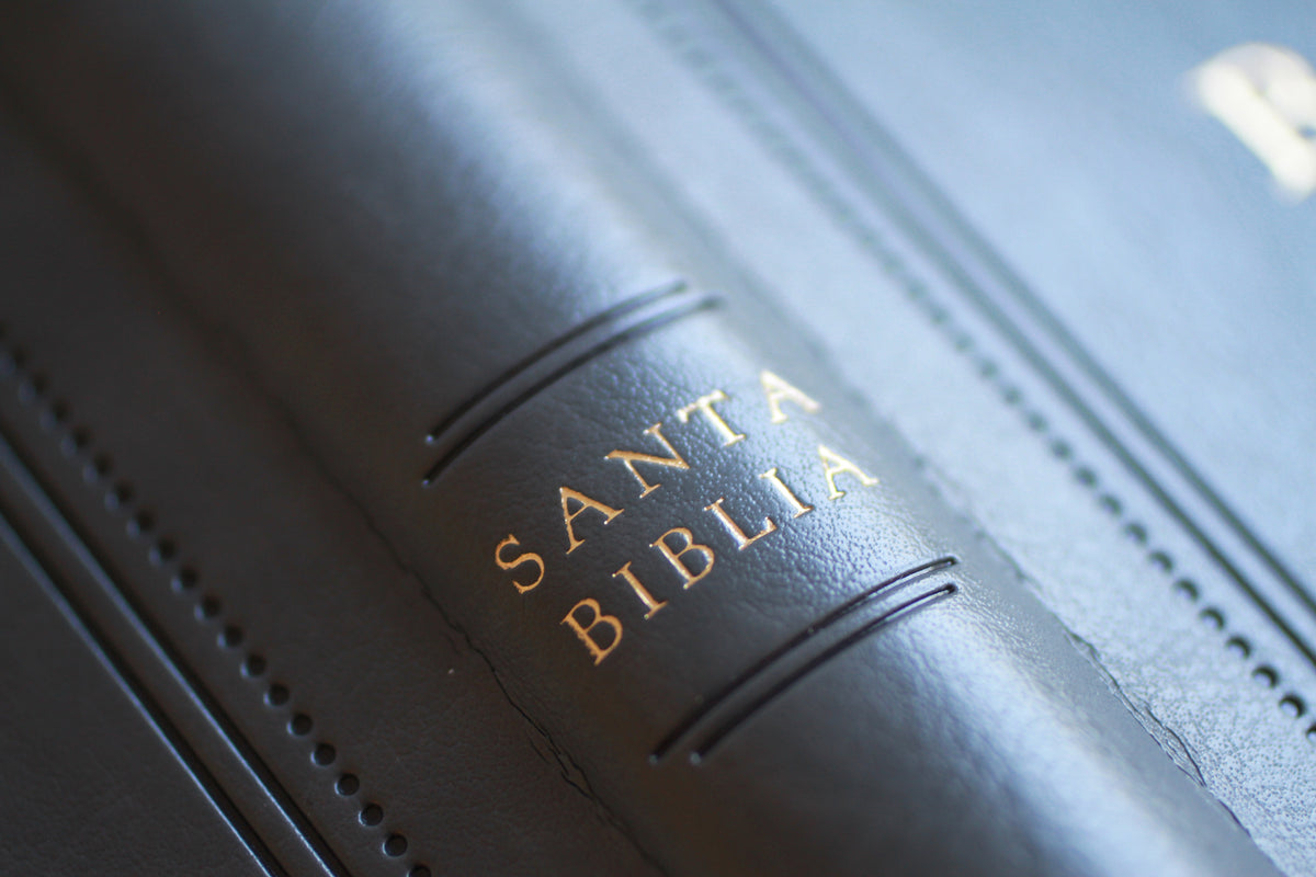 Biblia RVR 1960 letra grande tamaño manual, Piel gris con índice / Spanish Bible RVR 1960 Handy Size Large Print Leathersoft Gray with index interior 5 (ISBN 9798890982148) [onix:1a45511b750c3c855c0fd4b6890ffb74]