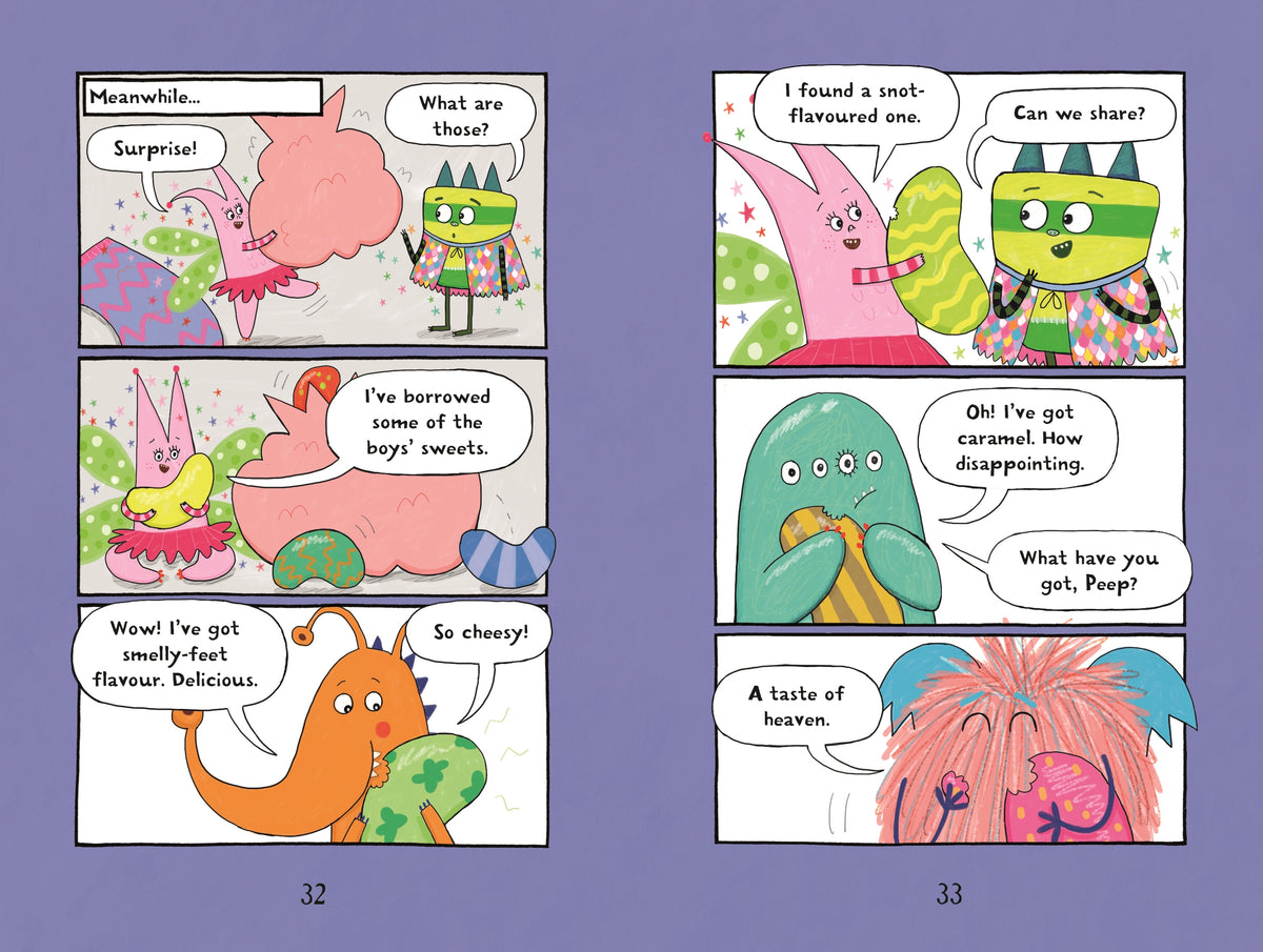 Monsters on a Sleepover interior 1 (ISBN 9781801314985) [onix-asset:a8eee2a3a0e8d0b69b4d107723c74135b636b334a6e58c25d87221e7484ea15f]