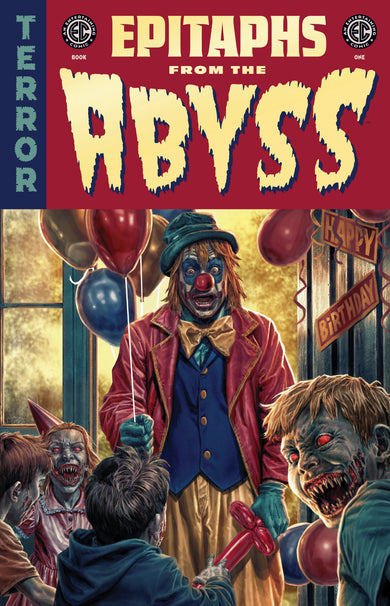 EC Epitaphs from the Abyss: Book One Library Edition cover (ISBN 9798894880846) [onix:4d7a7a16f09c3cc20b4d8d7a4ea839b9]