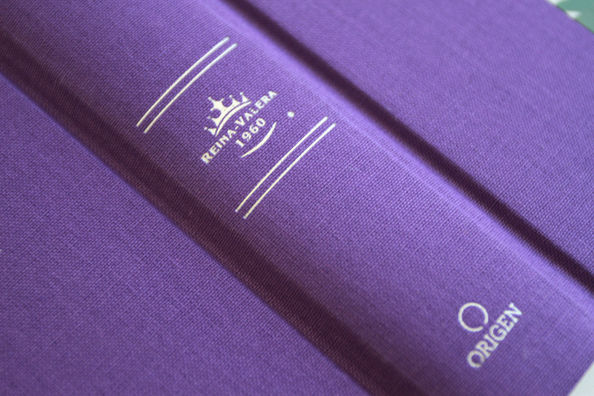 Biblia RVR1960 Tapa dura y tela morada con flores tamaño manual con índice / Spanish Bible RVR 1960, Hardcover, Purple Cloth with Flowers, Handy Size interior 9 (ISBN 9798890981660) [onix:7720546613627c4d0699f98a27e84971]