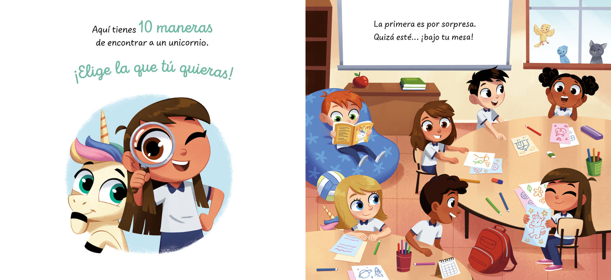 10 maneras de encontrar a un unicornio / 10 Ways to Find a Unicorn: A Search and Find Story interior 1 (ISBN 9788448870294) [onix:63bc1c924aefc9882e842668cebeb3ae]