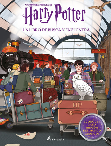 Harry Potter. Busca y encuentra / Where in the Wizarding World? An Official Harry Potter Search-and-Find Book cover (ISBN 9788419868114) [onix:39cb273a7f9db69e5435aeaef1e5abe4]