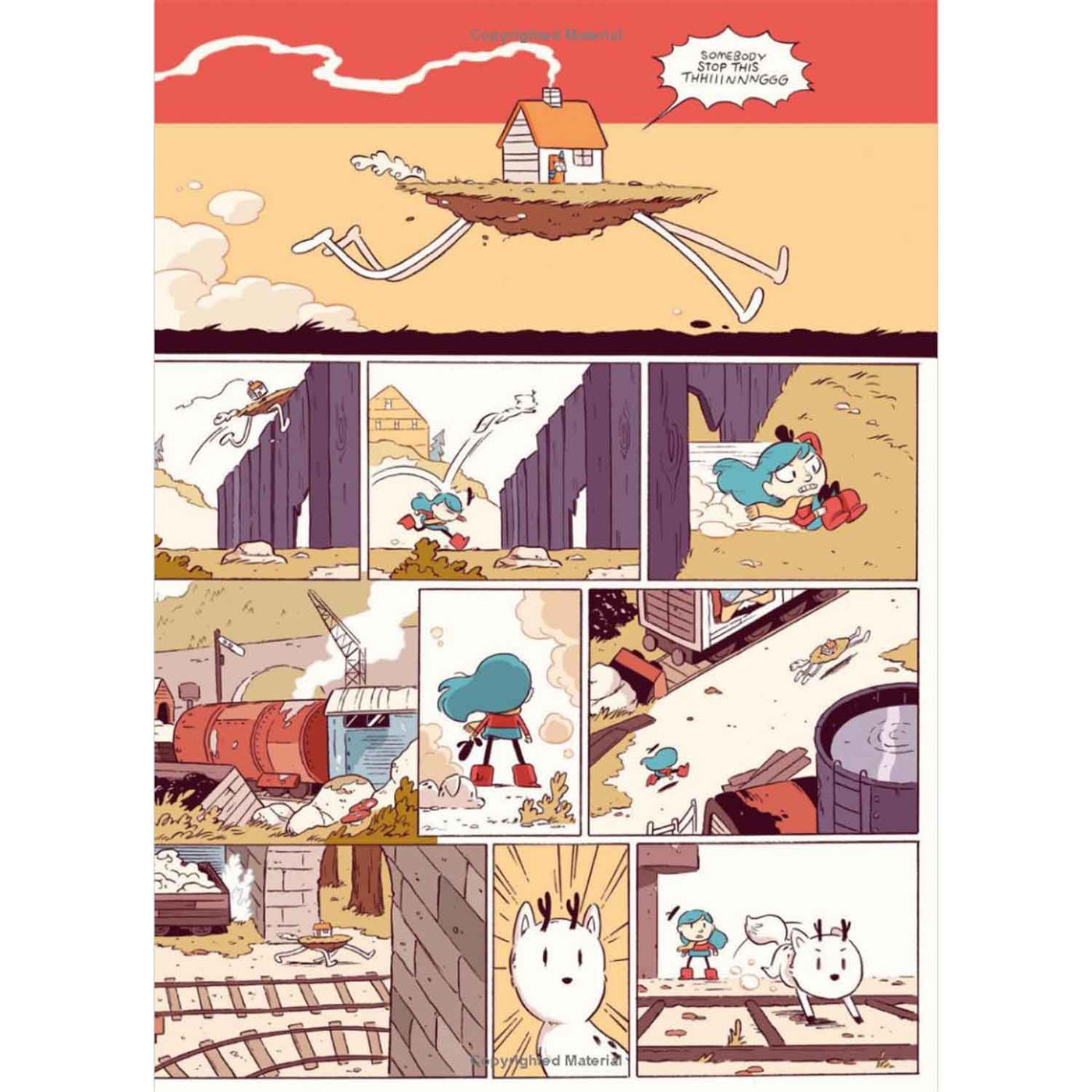 Hildafolk Comics #05 Hilda and the Stone Forest-Fiction: 奇幻魔法 Fantasy & Magical-買書書 BuyBookBook