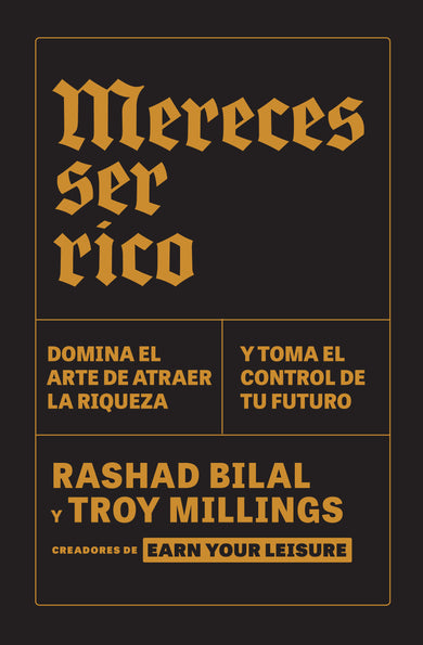 Mereces ser rico: Domina el arte de atraer la riqueza y toma el control de tu futuro / You Deserve to Be Rich cover (ISBN 9798890984982) [onix:ca1ee555da9758ca00d2a969d03f1e1e]