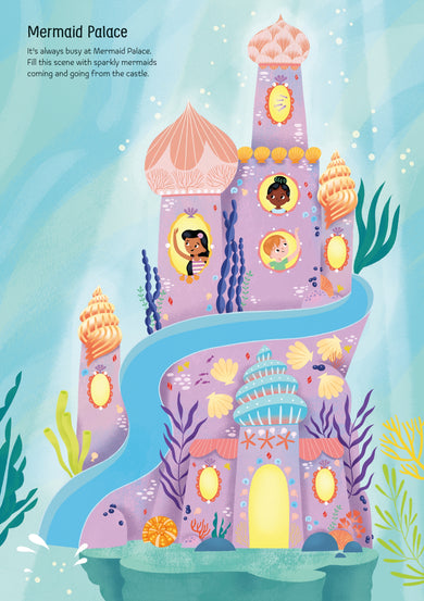 Sparkly Mermaids Sticker Book interior 1 (ISBN 9781805070870) [onix-asset:73d2cf20e02400118126cd1850a243fb63b64c74f75a9300e9af5277b095ca0b]
