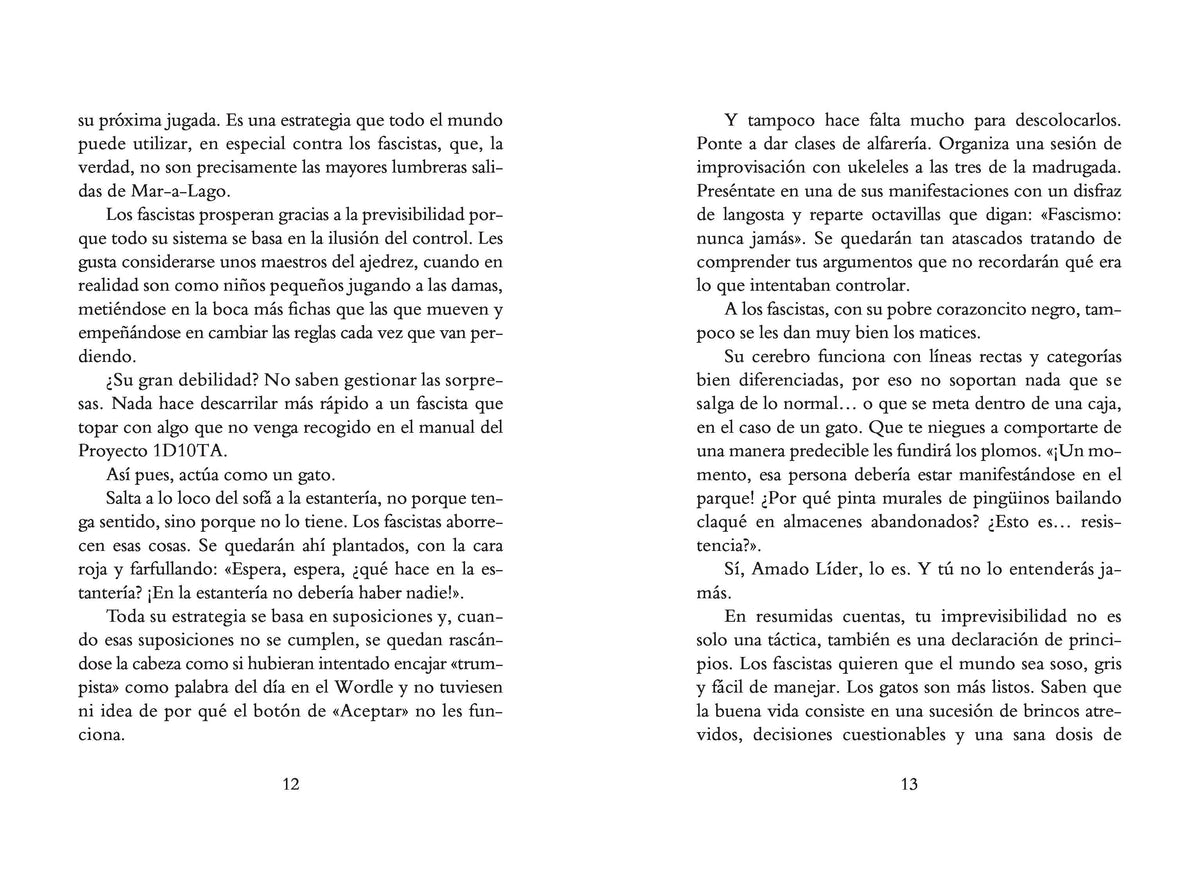 Gatos contra el fascismo / Lessons from Cats for Surviving Fascism interior 1 (ISBN 9788401038075) [onix:d0ef7516eeb1d8726a656e8e944dceb3]
