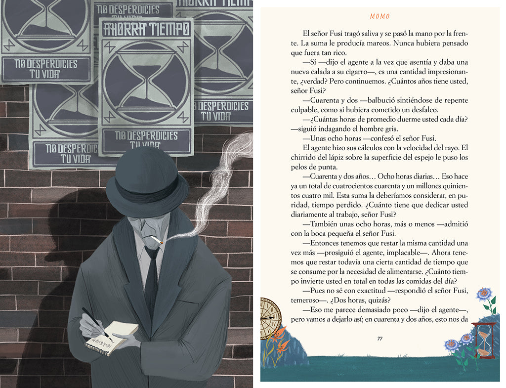 Momo (Edición ilustrada) / Momo (Illustrated Edition) interior 4 (ISBN 9786073831246) [onix:bfb6c5bb56a27c2fed74ea4c5779472a]