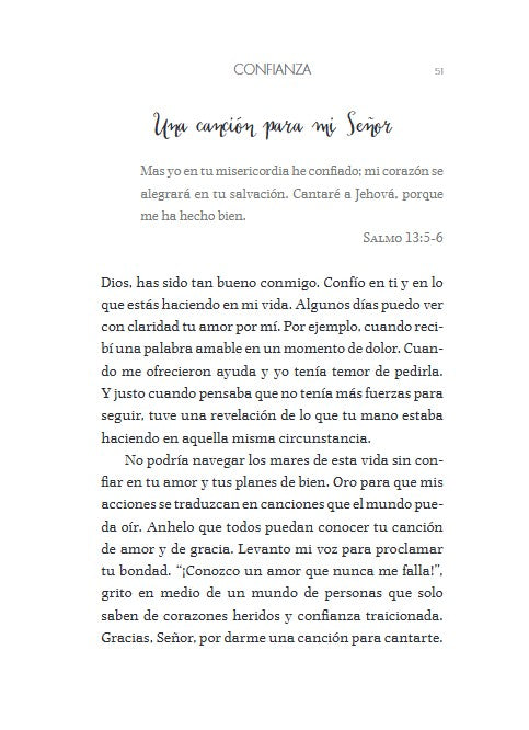 Oraciones de un minuto para mujeres. Símil piel rosada / One Minute Prayers for Women. Leathersoft Pink interior 4 (ISBN 9798890986481) [onix:be8b67897f343324b743de5fc0a46ae9]