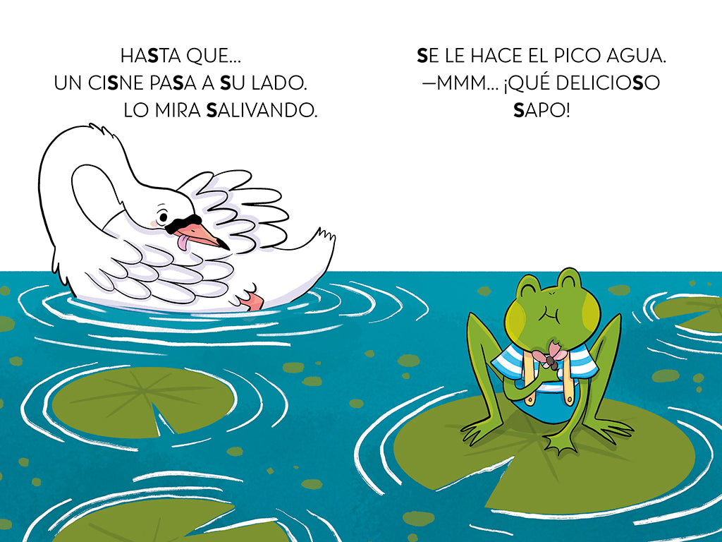PHONICS IN SPANISH-Dos sapos, un dragón y un solo colchón / Two Frogs, One Dragon, and One Mattress . The Letters Dragon 4 interior 3 (ISBN 9788448866112) [onix:4f4bd11c1aba2a3710123cb25c3bc1ee]