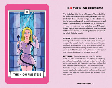 Mean Girls Tarot Deck and Guidebook interior 2 (ISBN 9798886633580) [onix-asset:477d03d226def7154f8c5048cbdf399afee6f55b76cd4ff7f0cbfc5990d88b22]