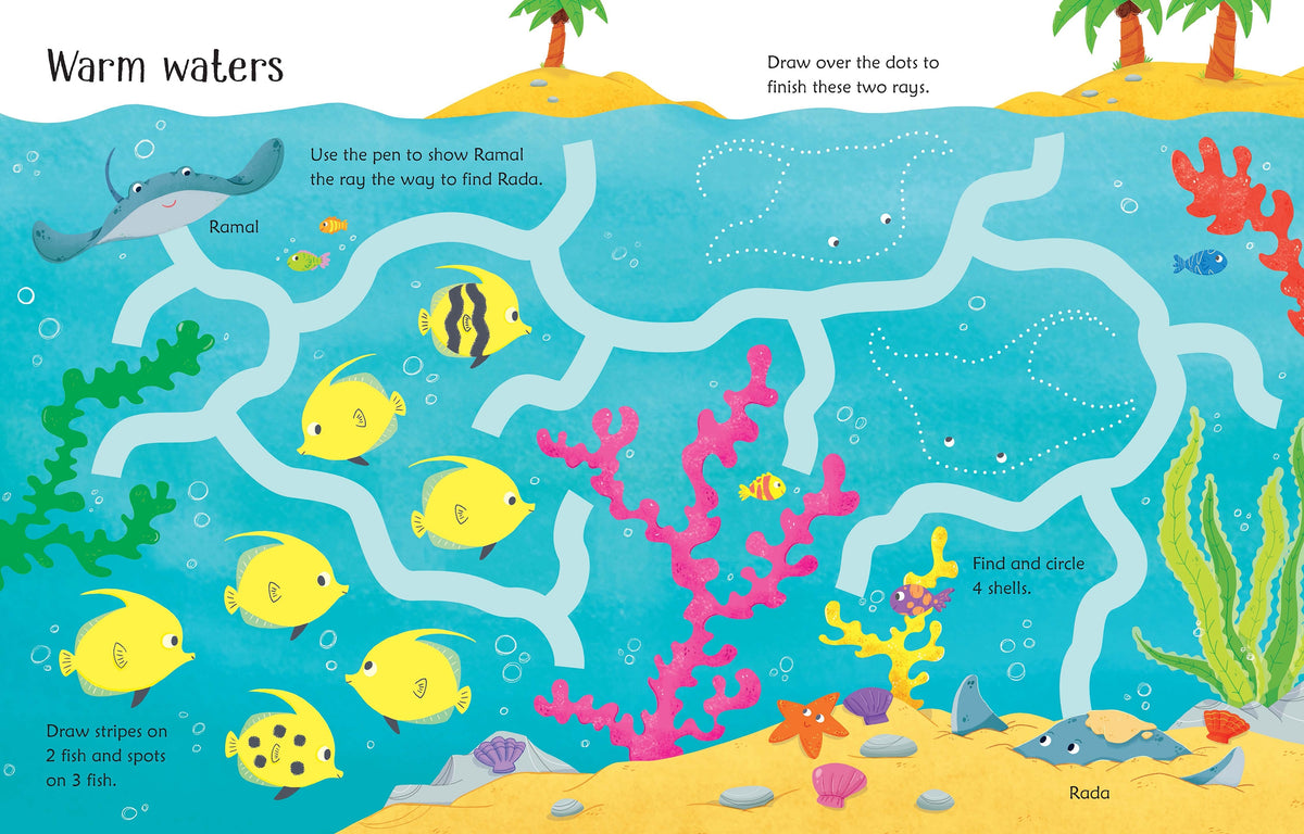 Wipe-Clean Under the Sea Activities interior 1 (ISBN 9781474922319) [onix-asset:740dd758c2edbb289b2f26a705d71276e3d76bbcee055d8c62de2f648b0c9b83]
