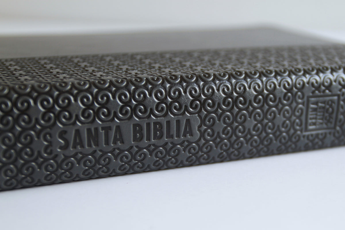 Biblia Reina Valera letra gigante, símil piel gris con cremallera e índice / Spanish Bible Reina Valera Giant Print, Gray Leathersoft with Zipper and Index interior 2 (ISBN 9798890988218) [onix:1fb5c8e9008aa08475e58495ffbd3027]
