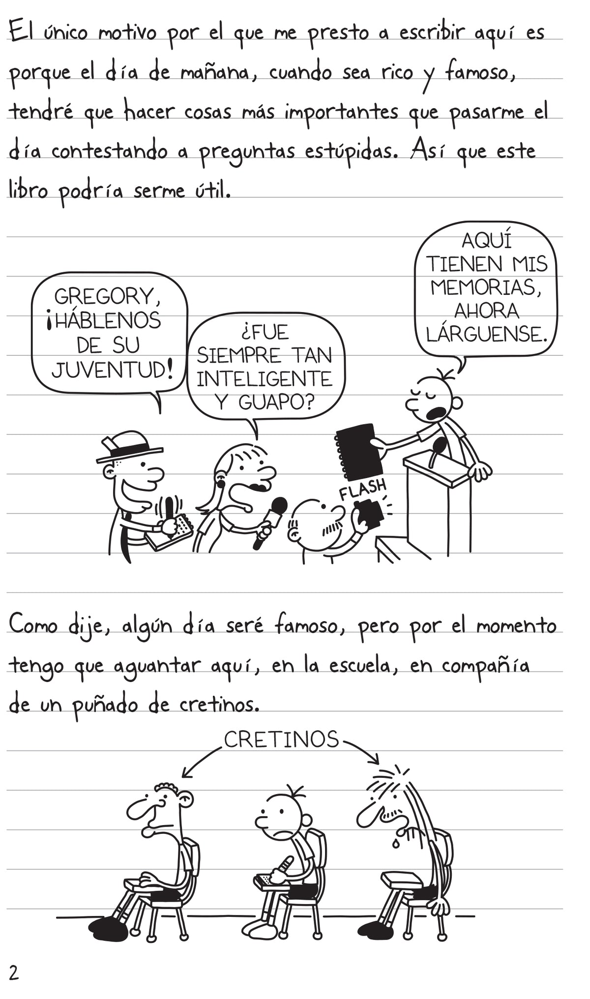 Diario del Wimpy Kid: Un renacuajo (Edición cantos pintados) / Diary of a Wimpy Kid (Sprayed Edges Edition) interior 3 (ISBN 9798890985170) [onix:17e7ba2857d4505439070c85d7891b0a]