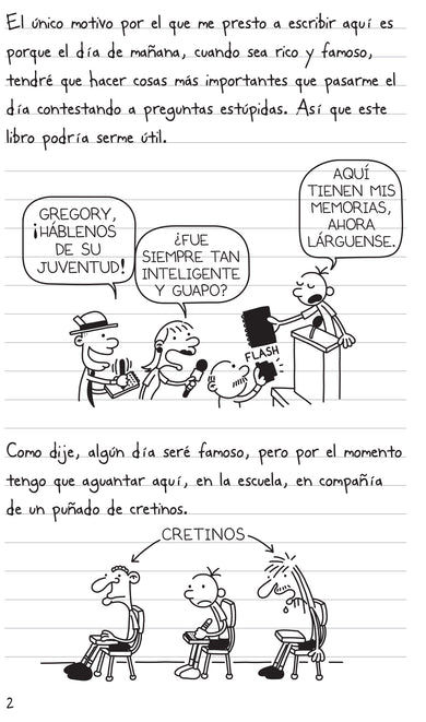 Diario del Wimpy Kid: Un renacuajo (Edición cantos pintados) / Diary of a Wimpy Kid (Sprayed Edges Edition) interior 3 (ISBN 9798890985170) [onix:17e7ba2857d4505439070c85d7891b0a]