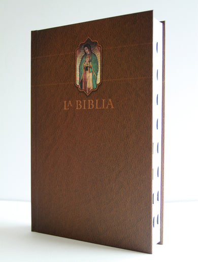 La Biblia Católica: Edición letra grande. HC, marrón con índice, Virgen de Guadalupe en la cubierta / Catholic Bible. HC, Brown, index, with Virgin of Guada interior 1 (ISBN 9798890982179) [onix:5e38696be6c78ba8365b6acfb6a1cad9]