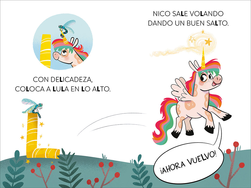 Una libélula sin volar y un invento genial. Aprender a leer con MAYÚSCULAS (a partir de 5 años) / A Flightless Dragonfly and a Brilliant Invention interior 2 (ISBN 9788448868963) [onix:4cbebd0b18d36dd5e11f41091aab8dcf]