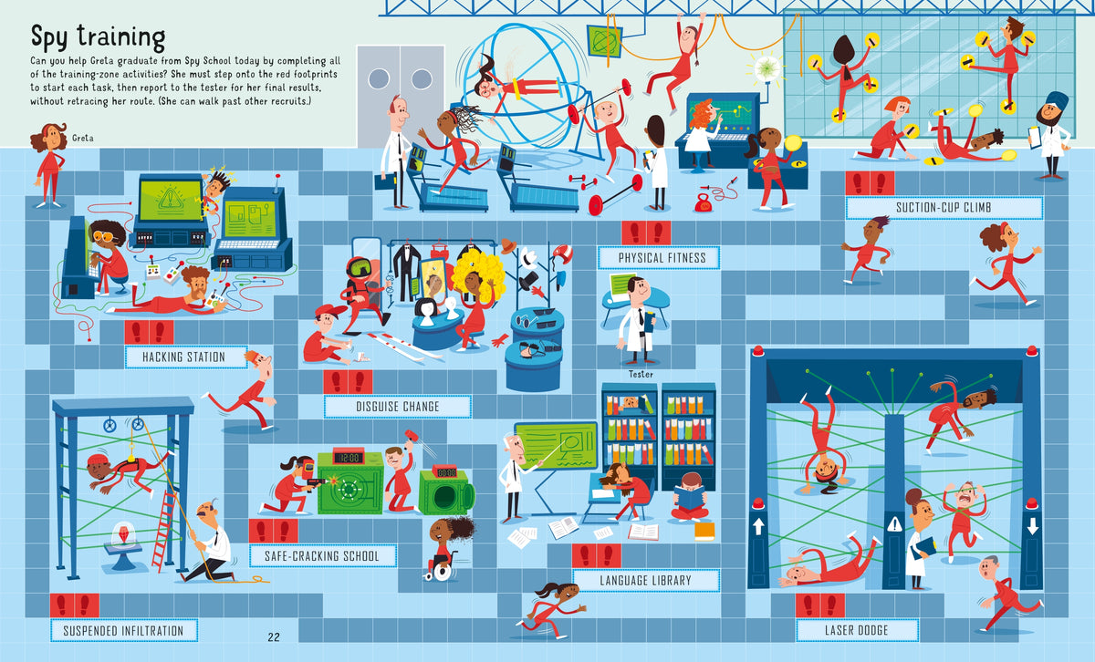 Usborne Book and Jigsaw Spy Maze interior 1 (ISBN 9781803705071) [onix-asset:cf755b4efc1036711e64de6f08550d77d8896f922fc7e3360c741e4d57f83468]