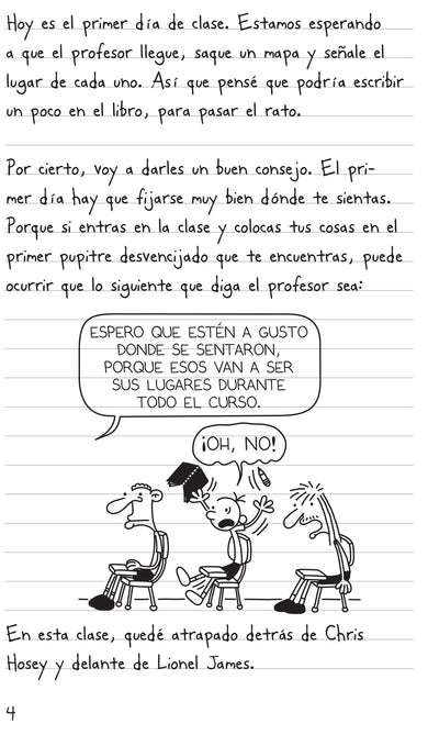 Diario del Wimpy Kid: Un renacuajo (Edición cantos pintados) / Diary of a Wimpy Kid (Sprayed Edges Edition) interior 5 (ISBN 9798890985170) [onix:9cc0a3ec86b0b2a27a82273bd0f7298e]