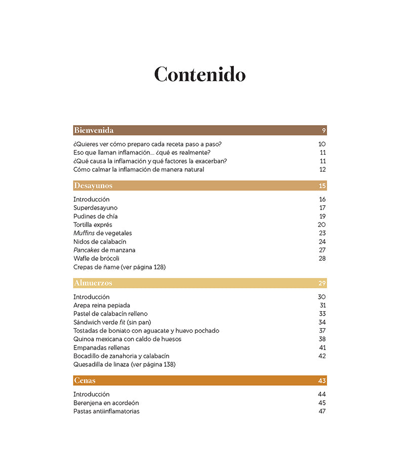 Cocina antiinflamatoria: Más de 100 recetas para sanar / Anti-Inflammatory Cooking: More Than 100 Recipes for Healing interior 5 (ISBN 9798890986443) [onix:0dde939de5cb9cc9ad6d30ec34f8b6b4]