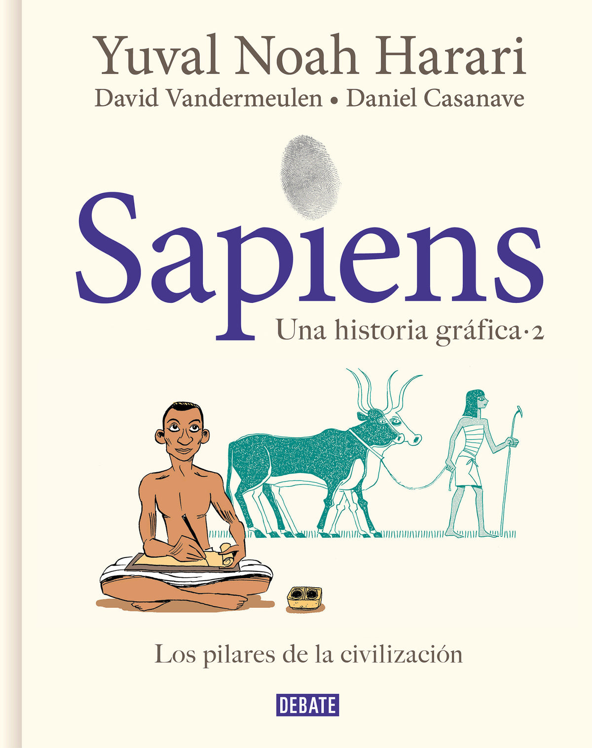Sapiens. Una historia gráfica. Vol. 2: Los pilares de la civilización / Sapiens: A Graphic History, Volume 2: The Pillars of Civilization cover (ISBN 9788418056925) [onix:14d37f7ff52f06eb75faf51d6d658fae]