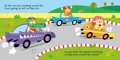 Let's go in a Racing Car! interior 1 (ISBN 9781835403464) [onix-asset:8158209f947ae3a81d35fc788542a7d286ae9816977eae5b2990014336973329]