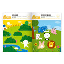 我的第一本啟蒙貼紙書 - 觀察力-非故事: 學前基礎 Preschool Basics-買書書 BuyBookBook