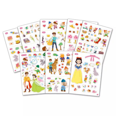 經典童話遊戲貼紙書 - 白雪公主-活動: 益智解謎 Puzzle & Quiz-買書書 BuyBookBook