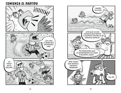 Club pelotazos. Roja directa a las hadas (con letra MAYÚSCULA) / Bad United: Foul Play interior 4 (ISBN 9788427250864) [onix:d0656ab82a8cd7fd91a135c49532d17c]