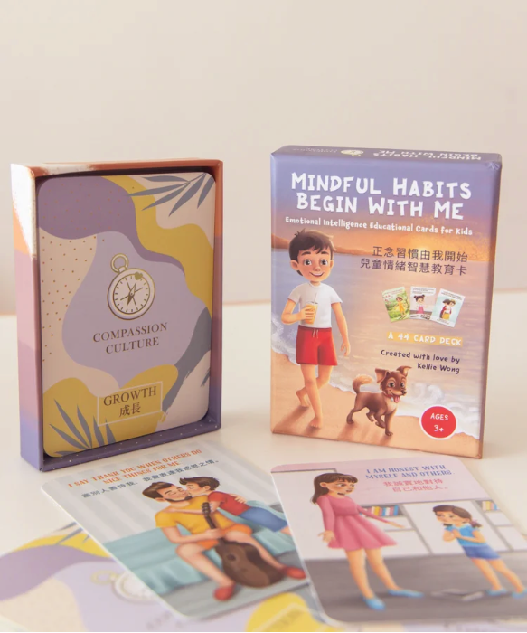 Mindful Habits Begin with Me: Emotional Intelligence Cards-Card games-買書書 BuyBookBook