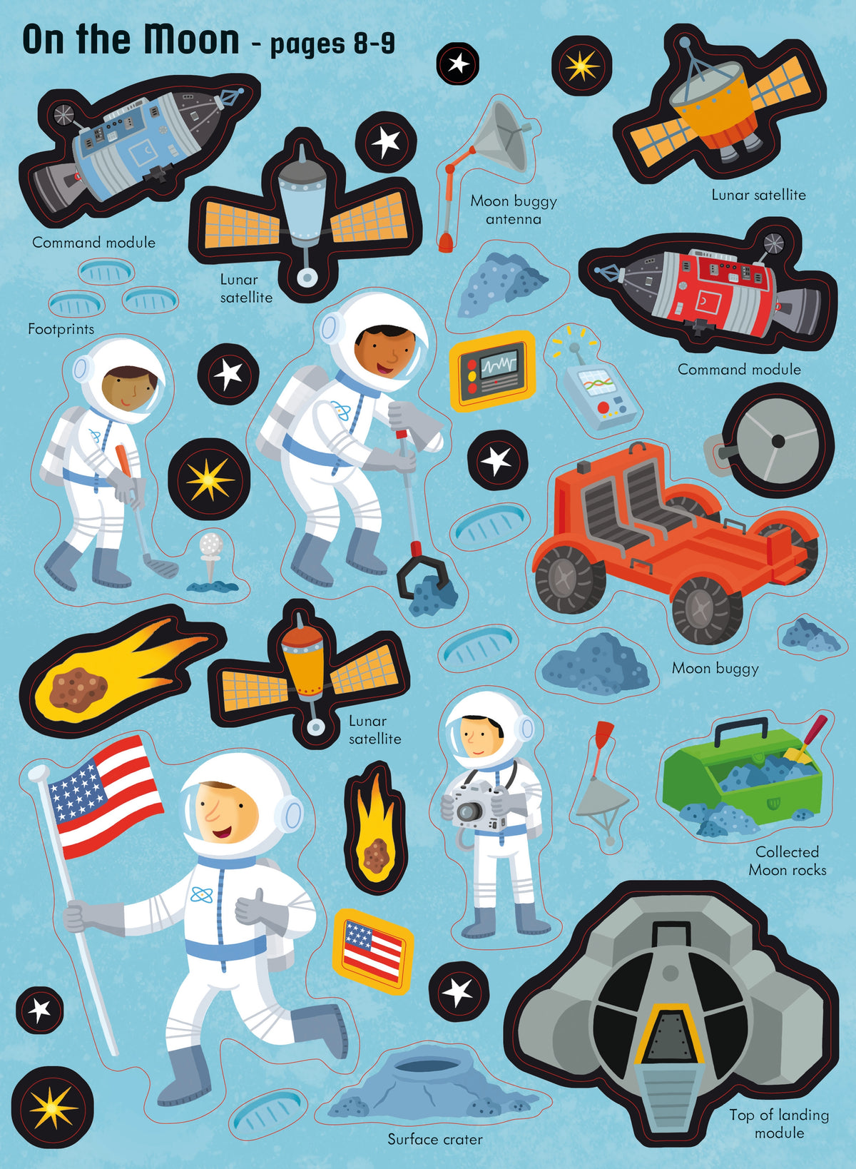 First Sticker Book Space interior 1 (ISBN 9781409582526) [onix-asset:e49d4523360a465a41cb7bcd703f3934180acc2dab6d2239bc75eb9bc53a1d75]