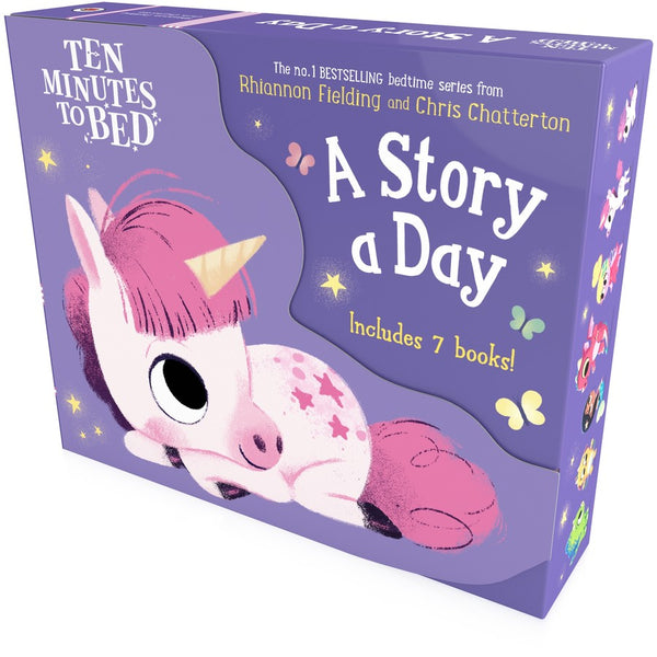 Ten Minutes to Bed: A Story a Day Gift Box Collection (Rhiannon Fielding)-Children’s picture books-買書書 BuyBookBook