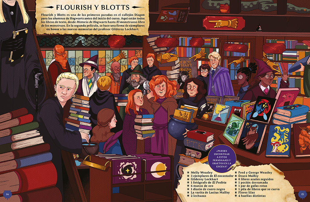 Harry Potter. Busca y encuentra / Where in the Wizarding World? An Official Harry Potter Search-and-Find Book interior 3 (ISBN 9788419868114) [onix:4072c85d72edbdc7c5c5b379ab25053c]