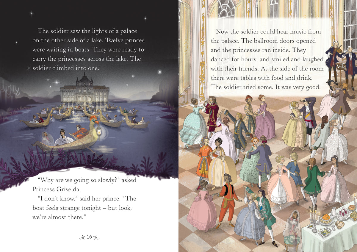 The Twelve Dancing Princesses interior 1 (ISBN 9781474991186) [onix-asset:b8e412afe32cc6e0cc83cb07f5b1af3c93013239b52fe09b597579e06f683b15]