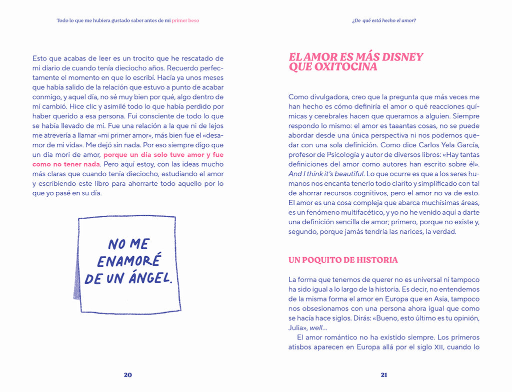 Todo lo que me hubiera gustado saber antes de mi primer beso / Everything I Wish I Had Known Before My First Kiss interior 1 (ISBN 9788419848079) [onix:adce0c6e66f356b5804bbfee22270f21]