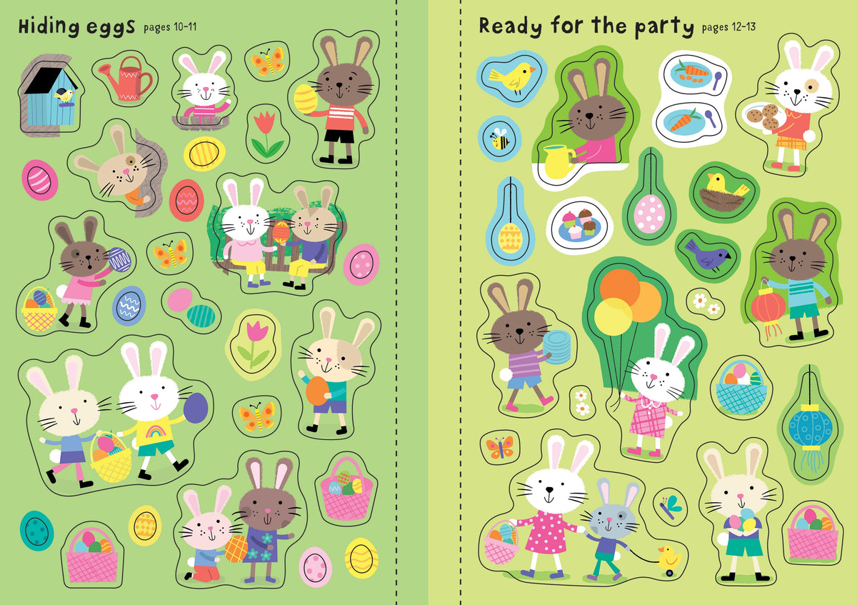Little First Sticker Book Easter Bunnies interior 1 (ISBN 9781803701059) [onix-asset:14e1c7b9c5b3665d088e86de75f2748a2aaf112c59213fa414ac500b01190178]