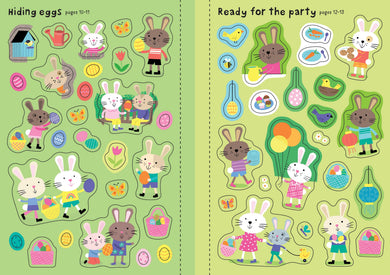 Little First Sticker Book Easter Bunnies interior 1 (ISBN 9781803701059) [onix-asset:14e1c7b9c5b3665d088e86de75f2748a2aaf112c59213fa414ac500b01190178]