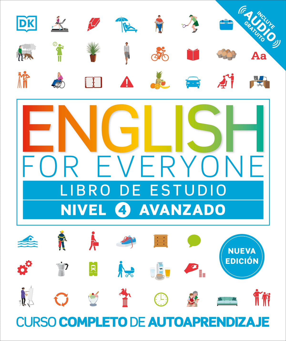 English for Everyone Nivel 4 Avanzado: Libro de estudio cover (ISBN 9798217135394) [onix:a2802580b631b09f3c445770278d8f43]
