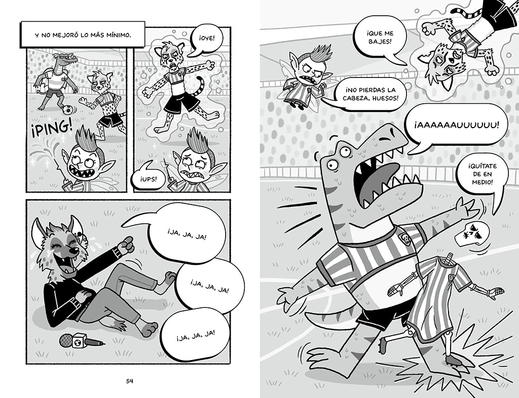 Club pelotazos. Diversión a patadas (con letra MAYÚSCULA) / Bad United: Just For Kicks interior 1 (ISBN 9788427250857) [onix:b5bf3dc77e351624420fdaf7b2febcb6]