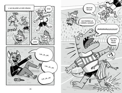 Club pelotazos. Diversión a patadas (con letra MAYÚSCULA) / Bad United: Just For Kicks interior 1 (ISBN 9788427250857) [onix:b5bf3dc77e351624420fdaf7b2febcb6]