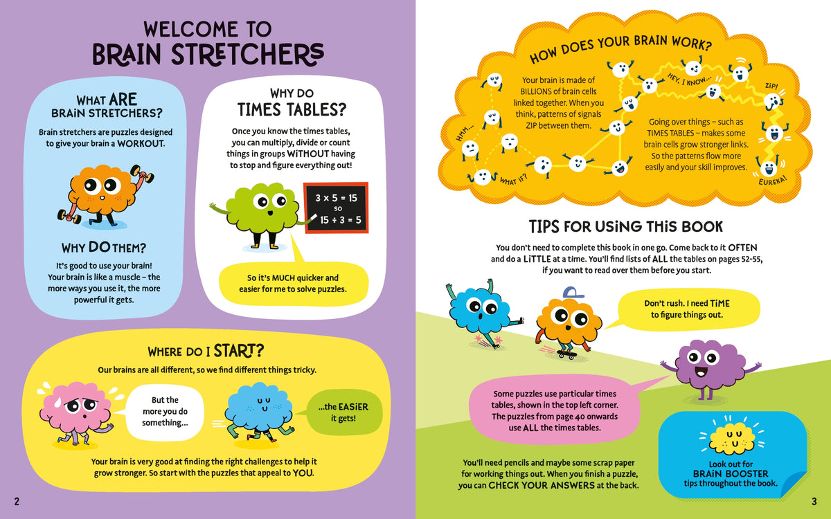 Brain Stretchers: Times Tables interior 1 (ISBN 9781836045502) [onix-asset:bd0a3a288b350da2914cf9b22ad88415b806f6b59690f7ebd60e99a25e2e8a2e]
