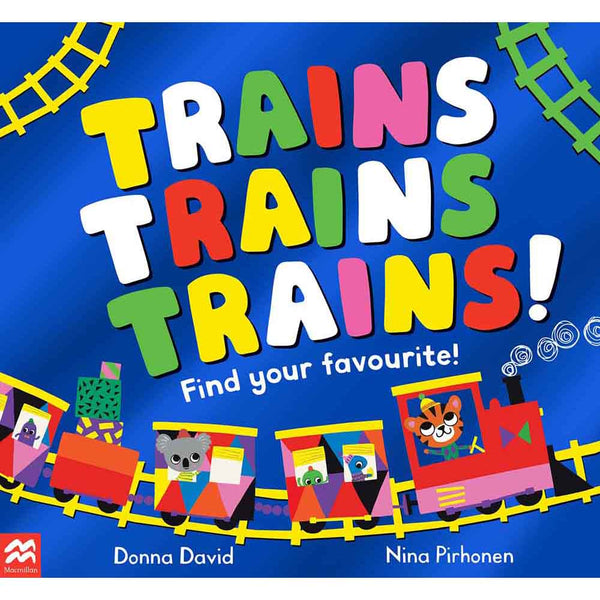 50 Vehicles to Follow and Count - Trains Trains Trains! - 買書書 BuyBookBook