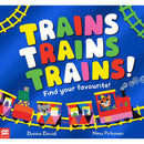 50 Vehicles to Follow and Count - Trains Trains Trains! - 買書書 BuyBookBook