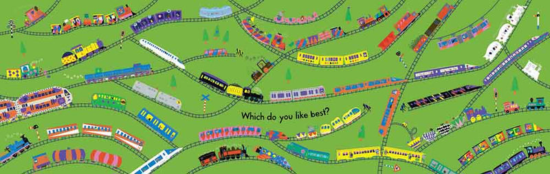 50 Vehicles to Follow and Count - Trains Trains Trains! - 買書書 BuyBookBook