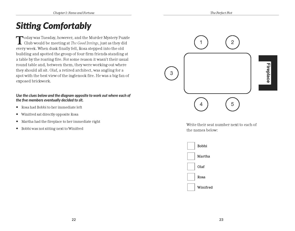 The Murder Mystery Club Puzzle Book: The Perfect Plot
